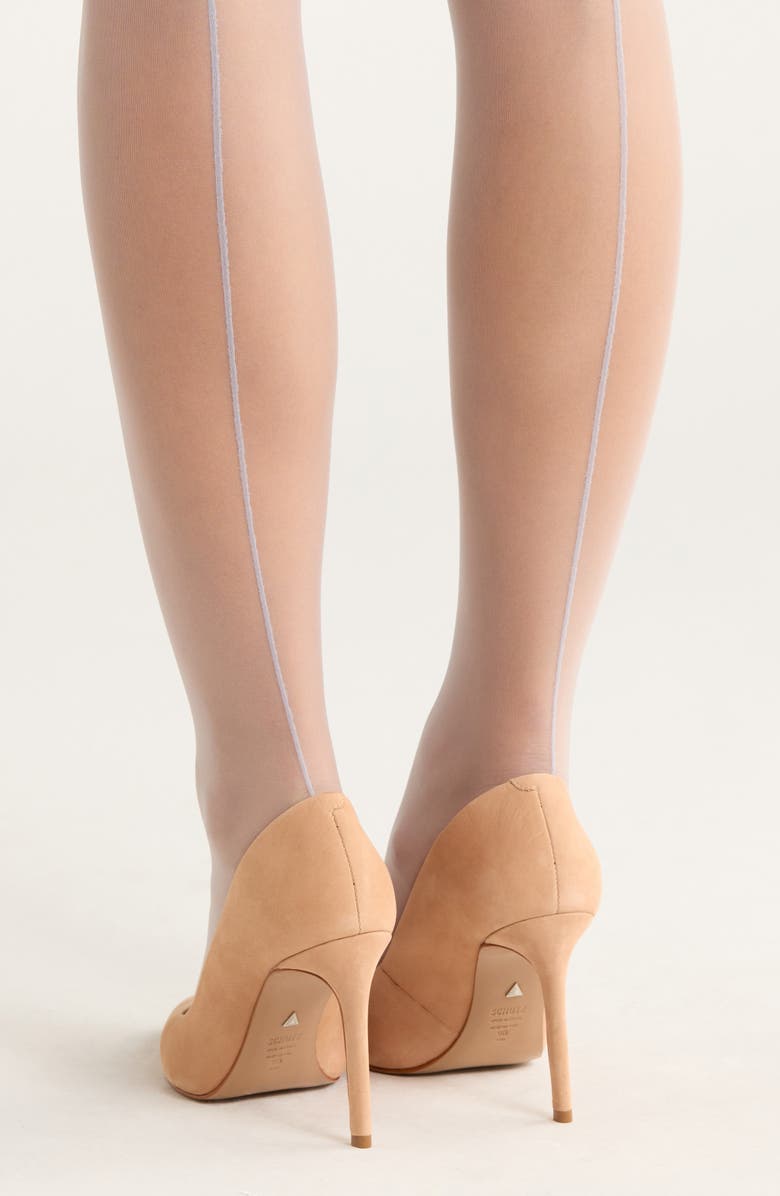 Nordstrom Sheer Back Seam Tights, Alternate, color, Grey Dapple