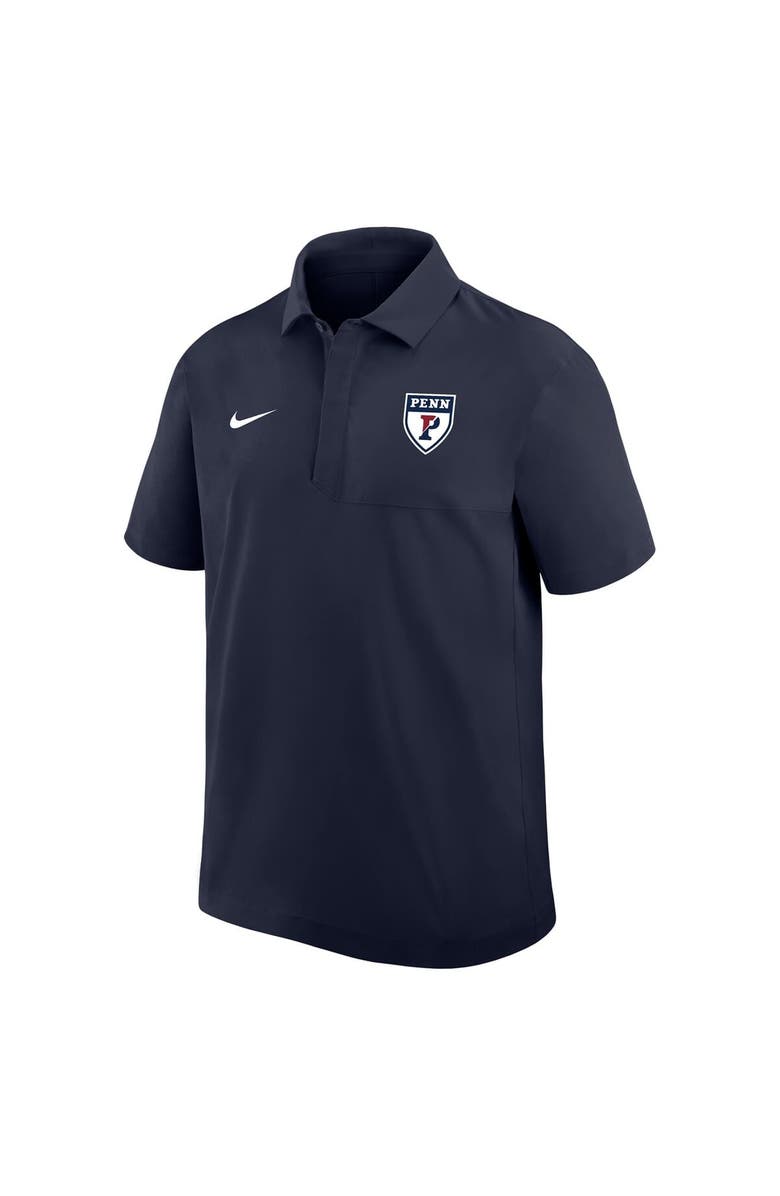 Nike Men's Nike Navy Pennsylvania Quakers 2025 Sideline Polo, Alternate, color, Navy