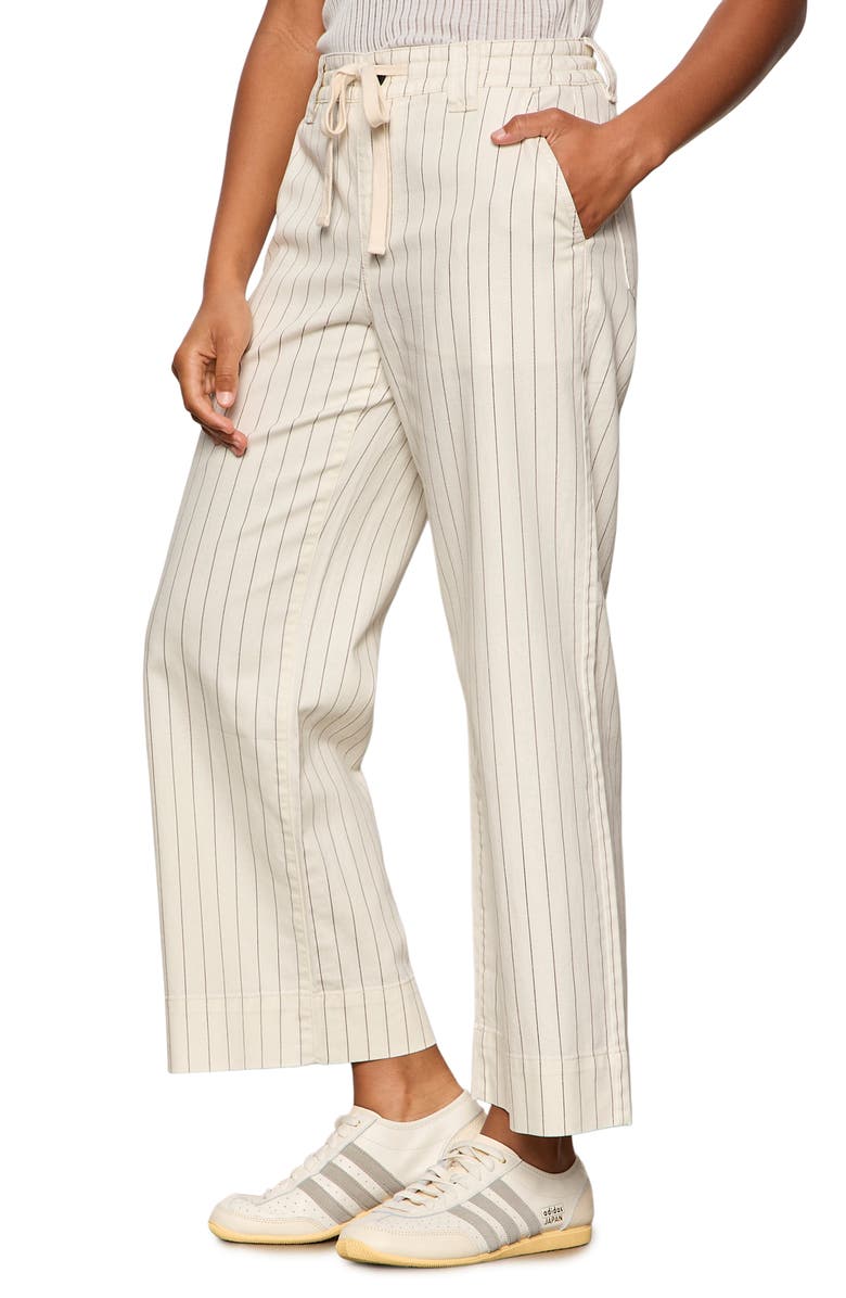 Sanctuary Lily Stripe Ankle Crop Pants, Alternate, color, Setting Sun Stripe