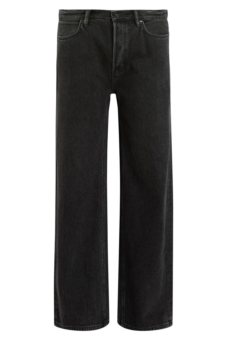 Lenny Straight Leg Jeans, Alternate, color, WASHED BLACK