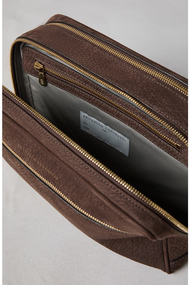Beauty case, Alternate, color, Brown