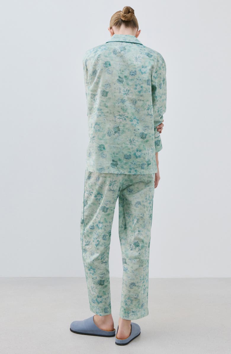 MANGO Print Cotton Pajama Pants, Alternate, color, 