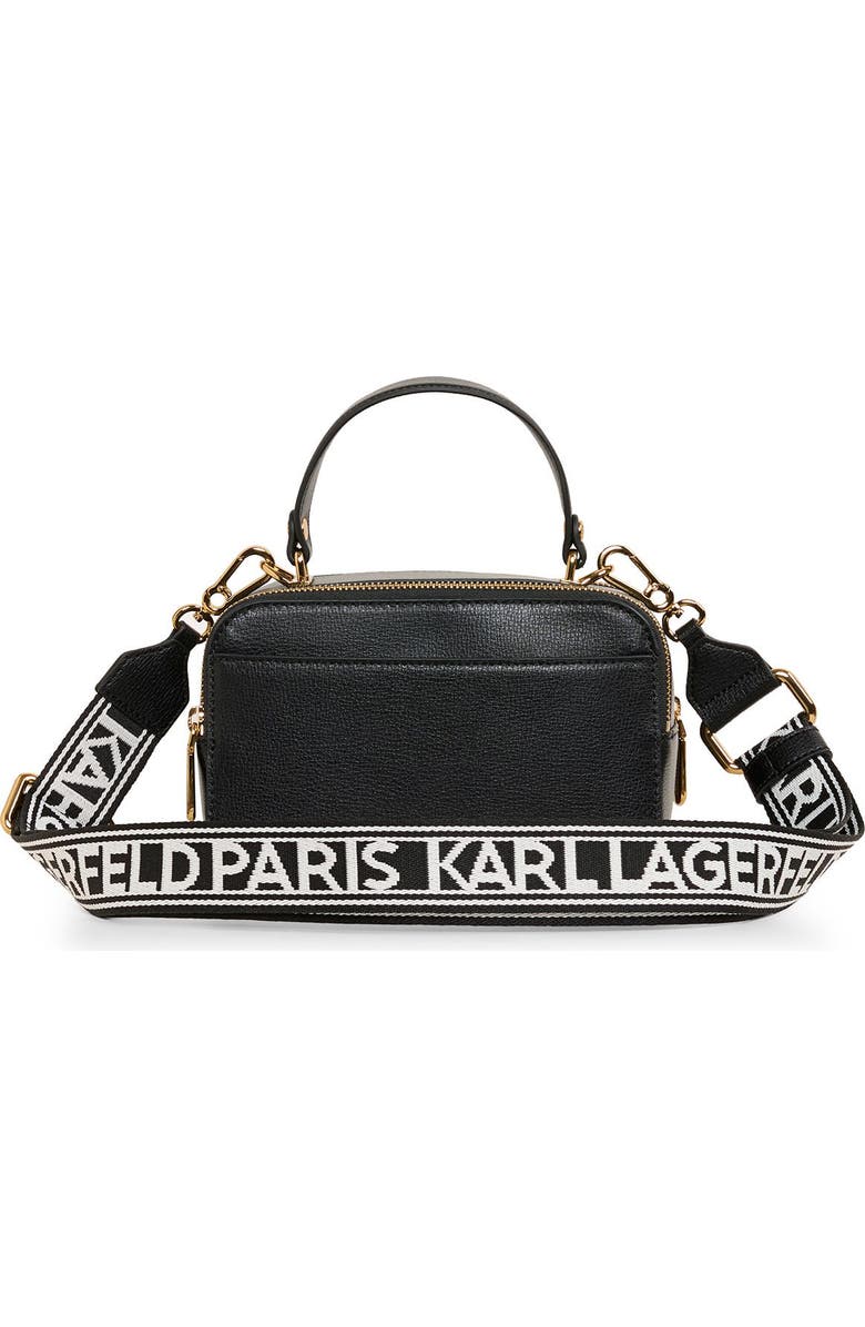 KARL LAGERFELD PARIS Simone Camera Crossbody, Alternate, color, Black