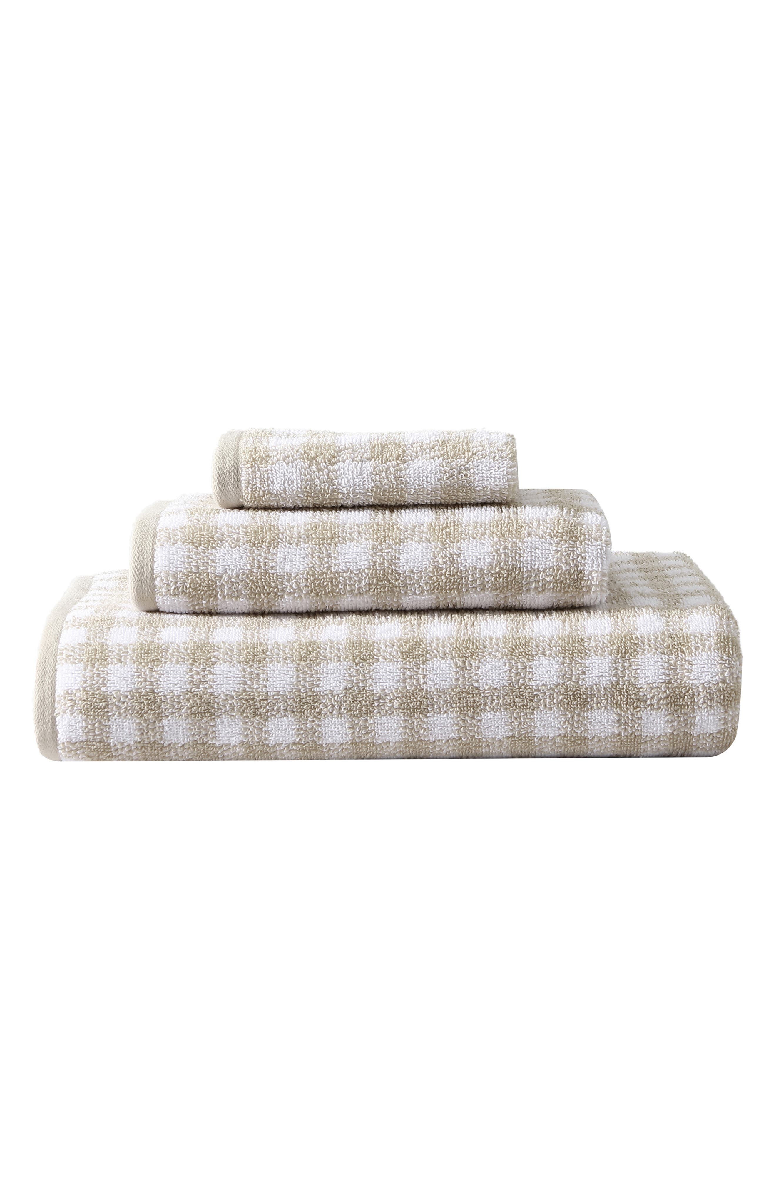 Laura Ashley Ginny 3-Piece Cotton Towel Set