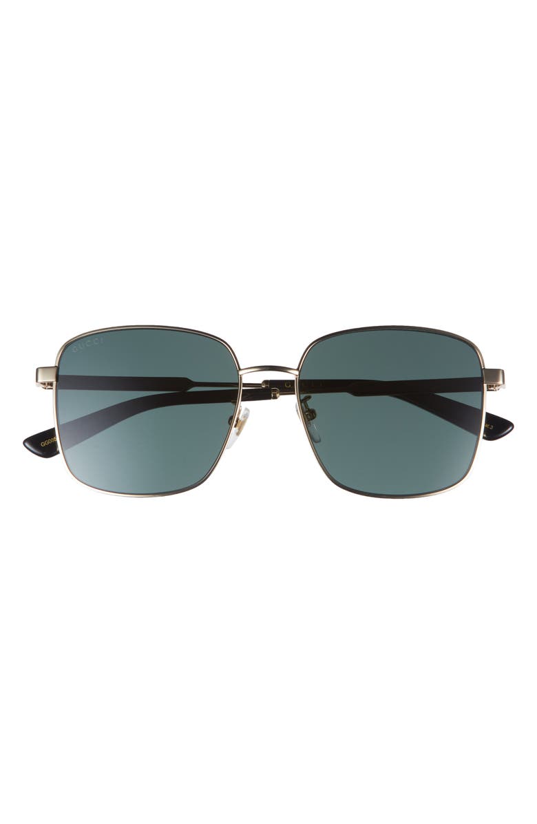 Gucci 58mm Square Sunglasses, Main, color,