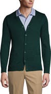 Lands' End School Uniform  Cotton Modal Button Front Cardigan Sweater