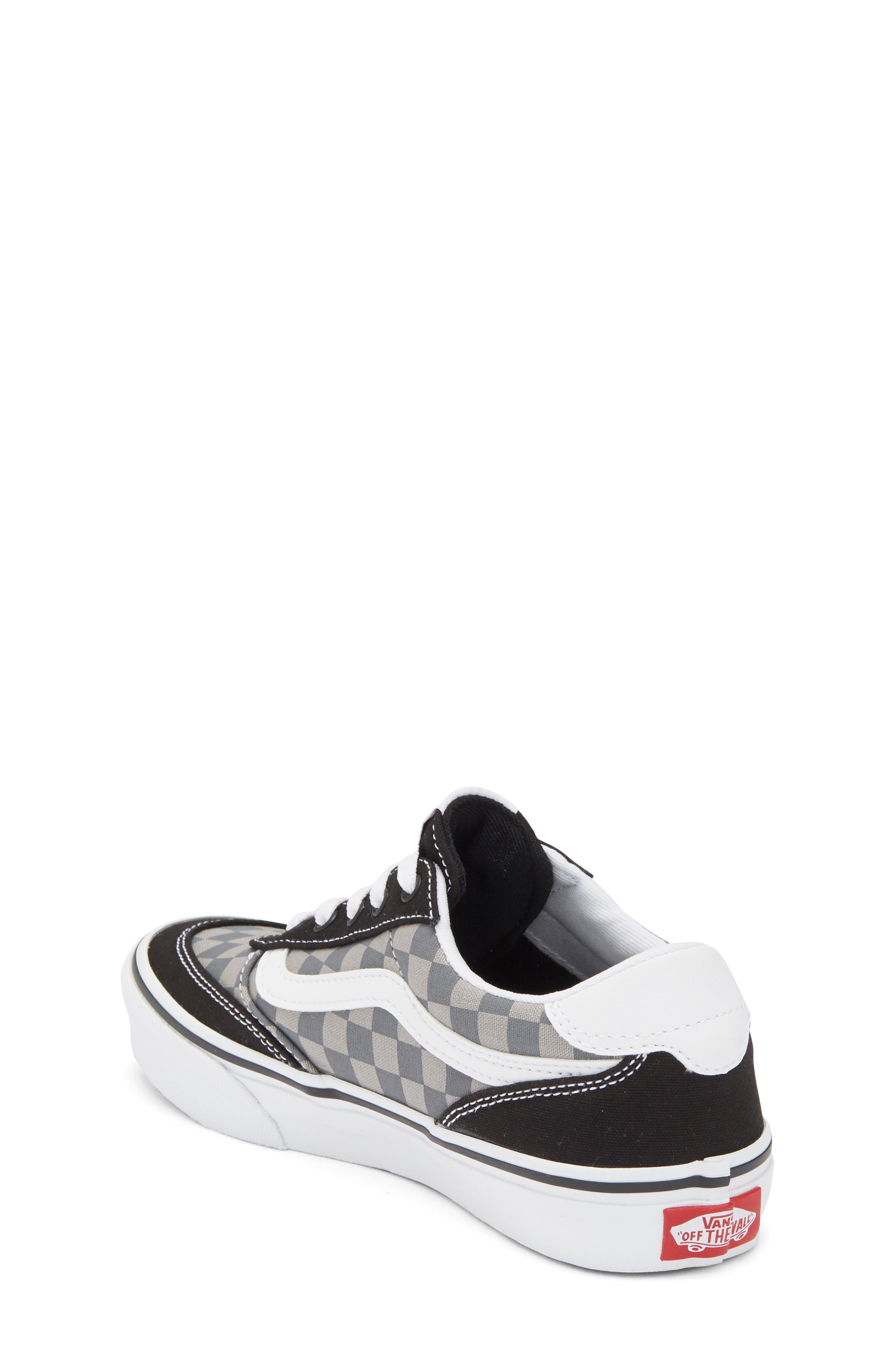 Vans Kids' Brooklyn Sneaker, Alternate, color, Tonal Check Pewter