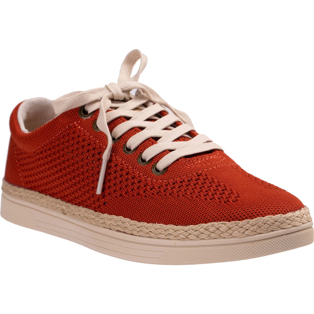 Revitalign Macey Perforated Sneaker In Orange