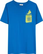 Second Layer Ciggy Pocket Cotton Graphic T-Shirt