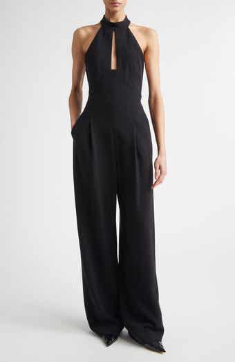 Lucie Merino Wool Halter Jumpsuit