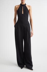 A.L.C. Lucie Merino Wool Halter Jumpsuit