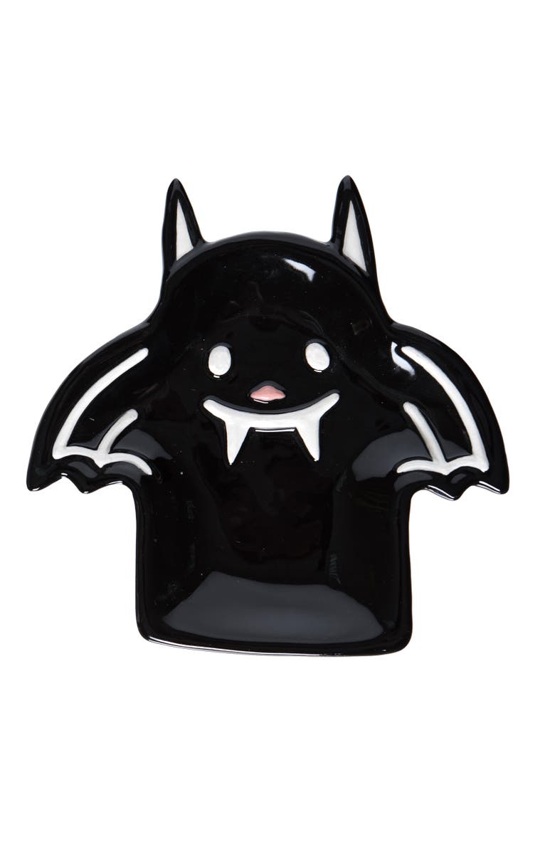 Transpac Dol Bat Ghost Spoon Rest 2 Assorted Designs, Alternate, color, Multicolored