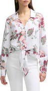 Ellen Tracy Tie Front Shirt
