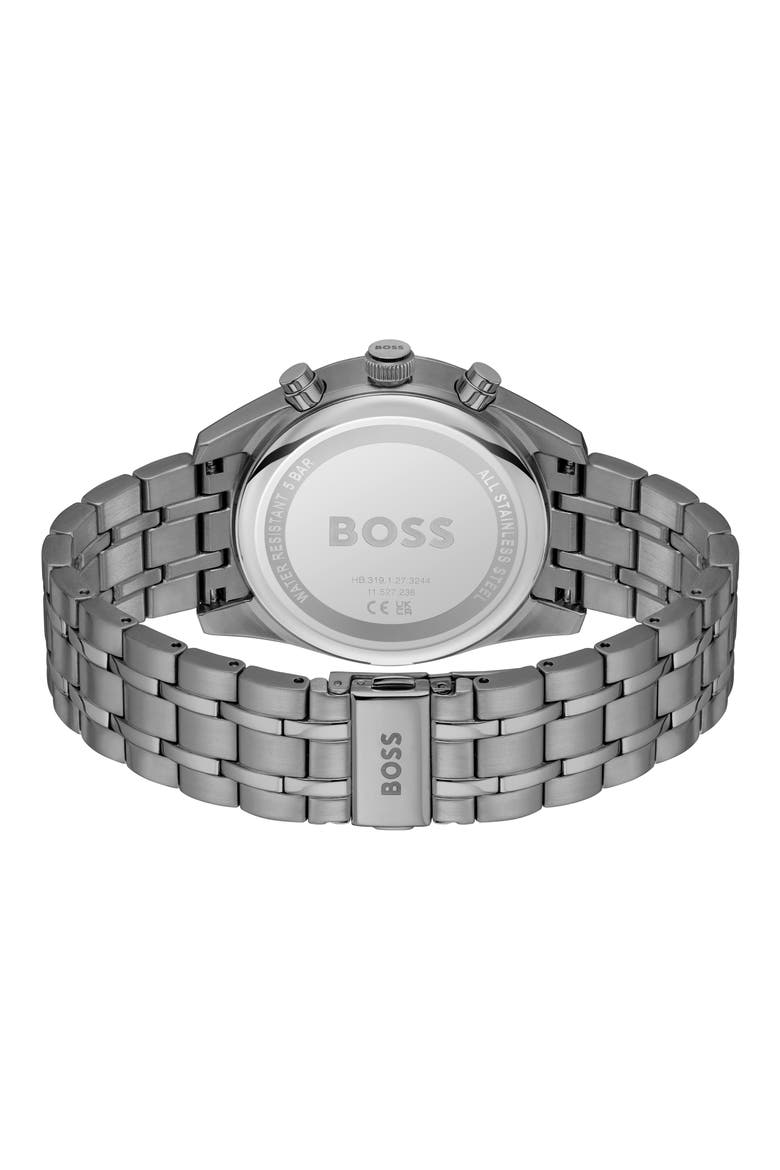 Skytraveller Chronograph Bracelet Watch, 41mm, Alternate, color, GRAY