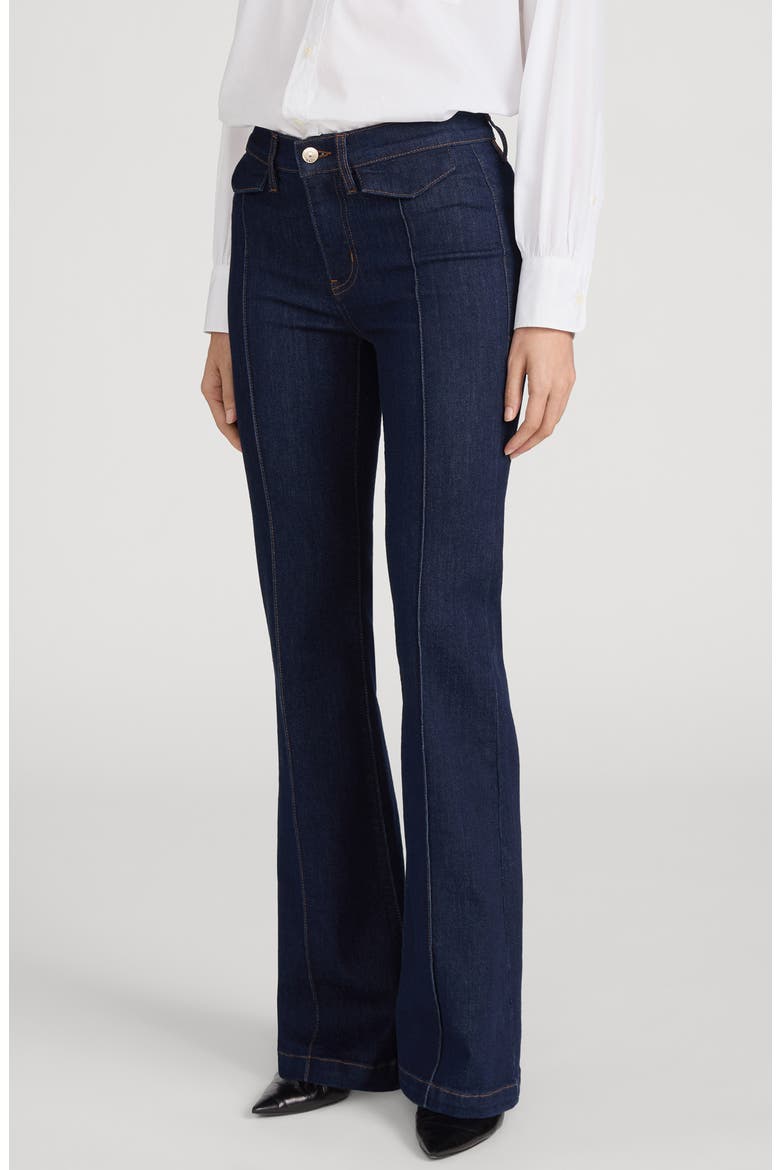 The Icon Flare Leg Jeans, Alternate, color, RINSE