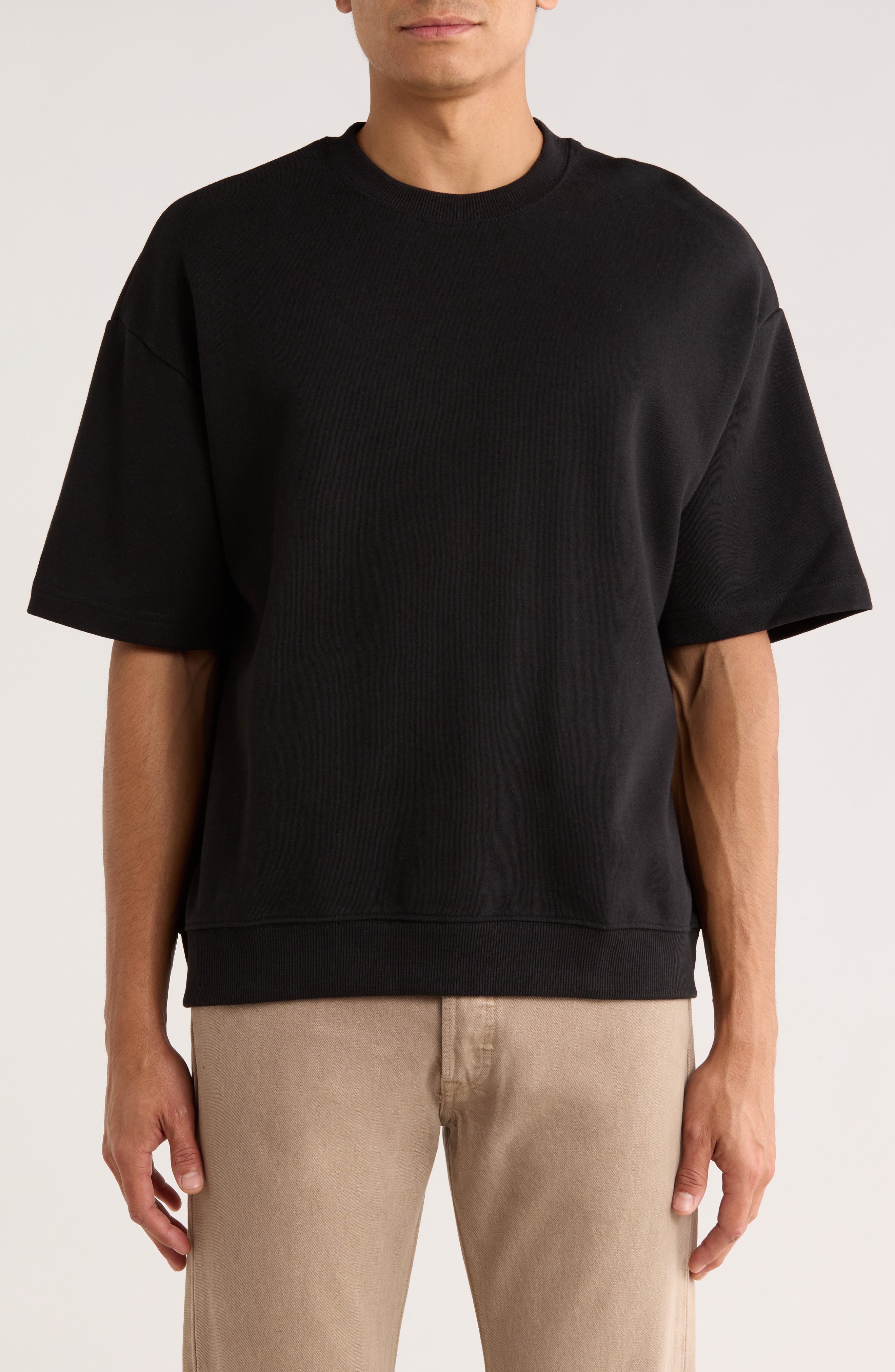 DENIM AND FLOWER Heavyweight Crewneck Knit T-Shirt