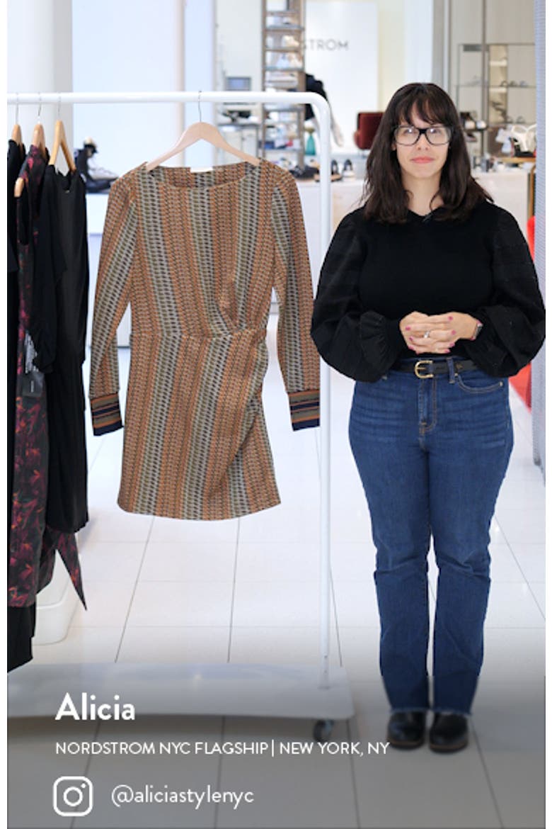 Wheller Long Sleeve Minidress video