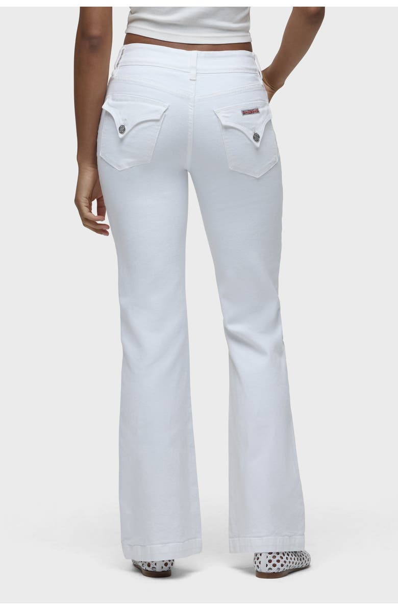 Hudson Jeans Dana Flap Pocket Flare, Alternate, color, White