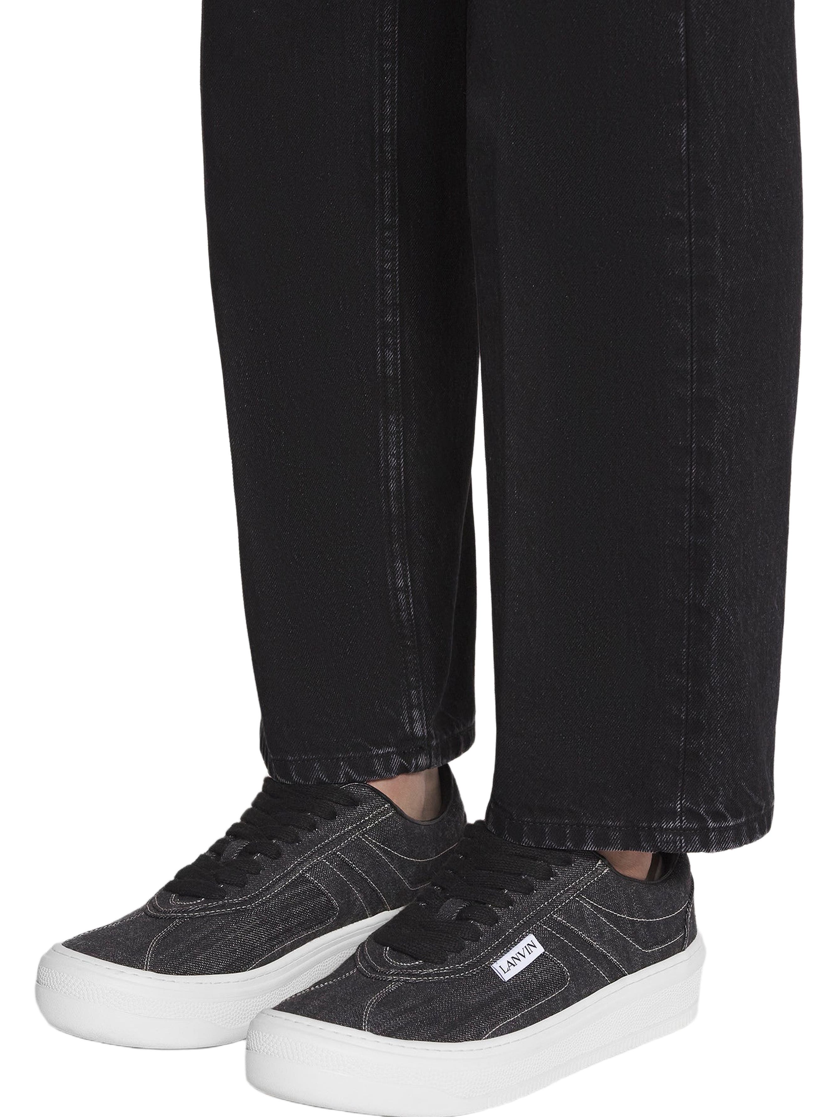 Lanvin Cash Sneakers By Lanvin In Denim, Alternate, color, 