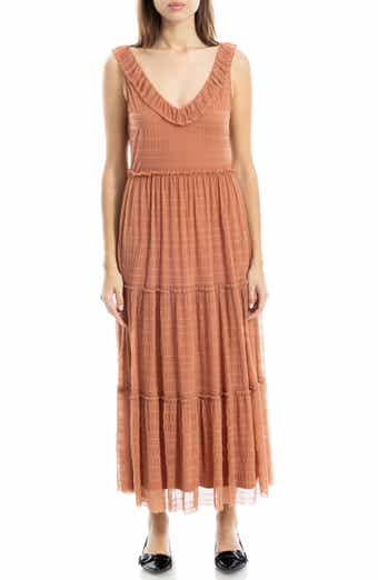 MAX STUDIO Tiered Maxi Dress