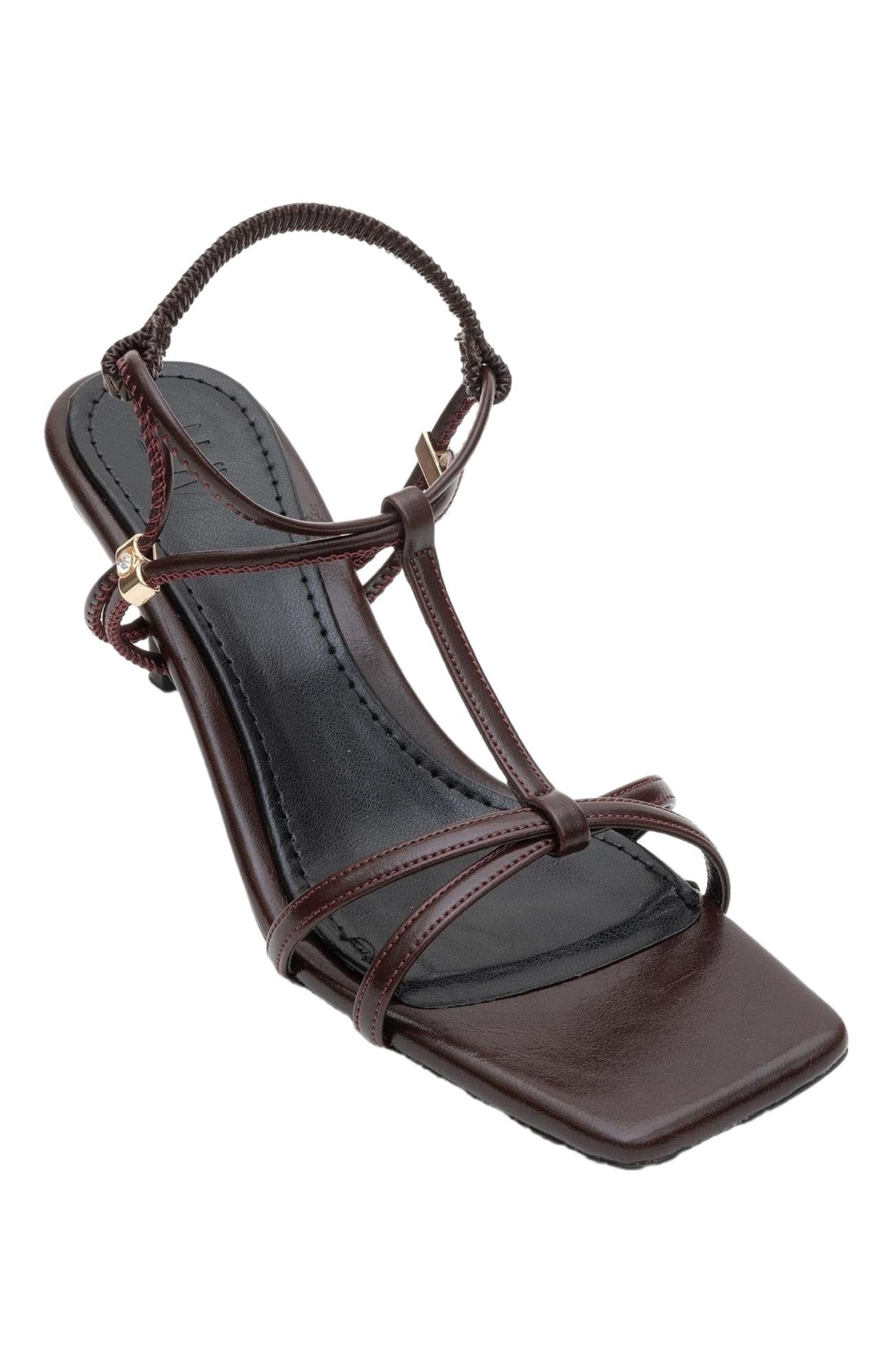 Gibson Stiletto Sandal, Alternate, color, Burgundy Faux Leather