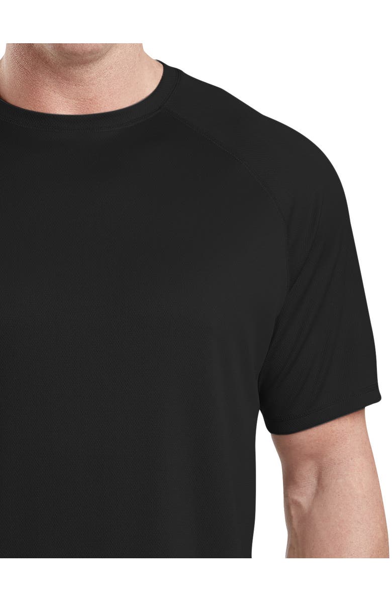 Harbor Bay by DXL Swim Rash Guard T-Shirt, Alternate, color, Black