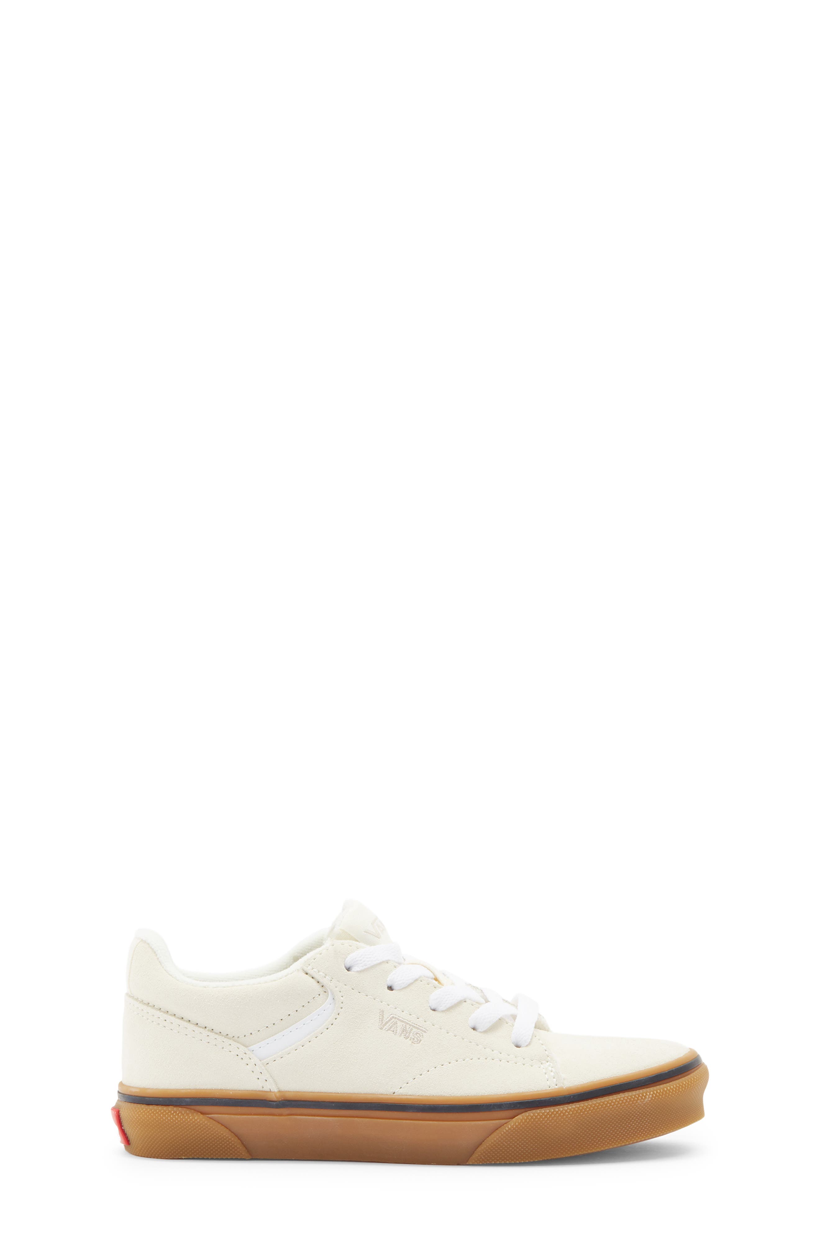 Vans Kids' Seldan Basi Sneaker, Alternate, color, Classic White