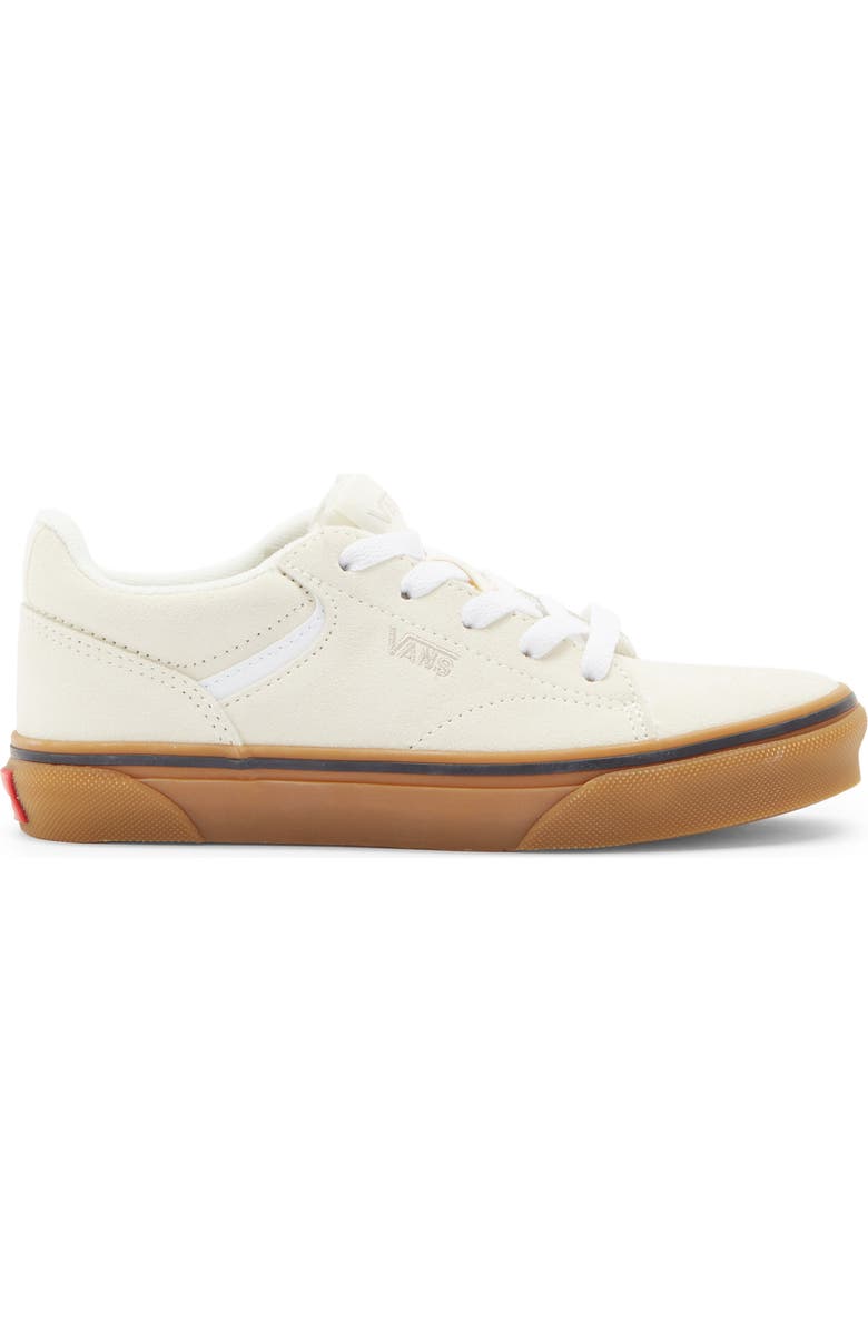 Vans Kids' Seldan Basi Sneaker, Alternate, color, Classic White