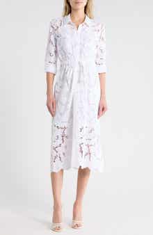 L'AGENCE Emilio Long Sleeve Shirtdress