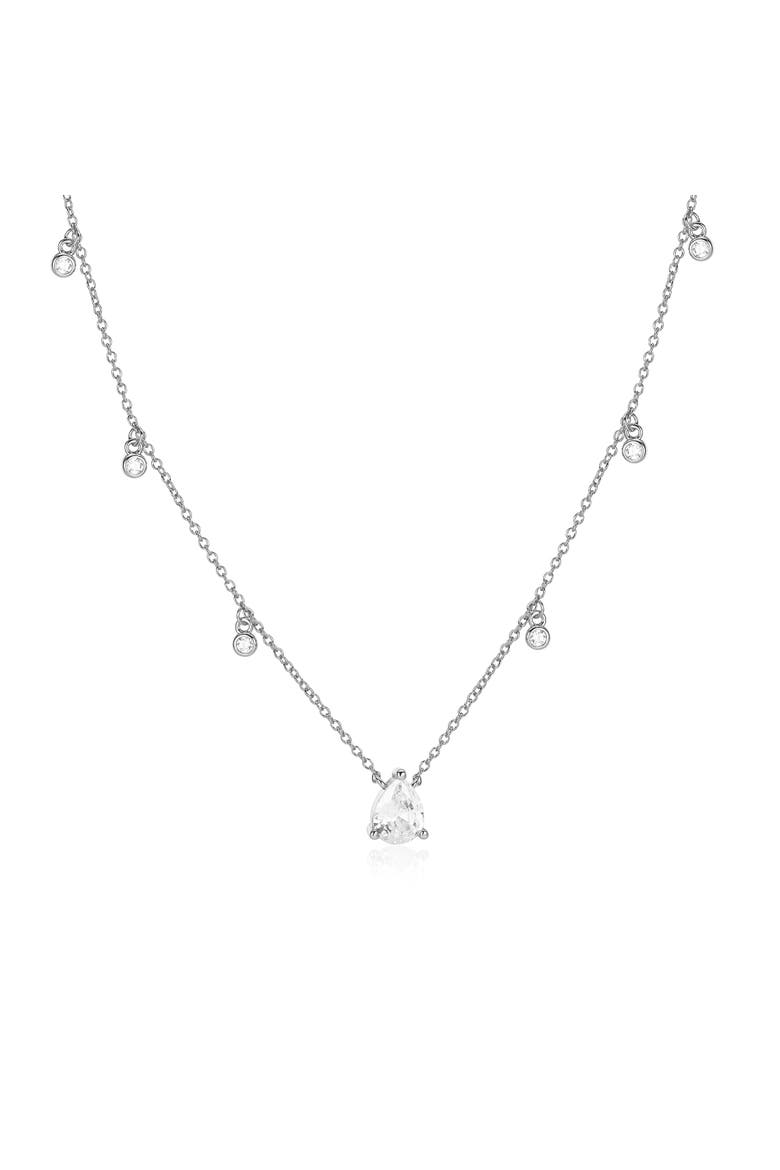 Miles Crystal Choker, Main, color, Silver