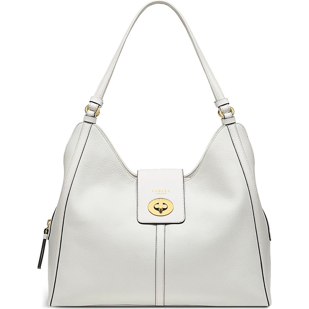 Radley London Longacre Medium Zip Shoulder Bag In Bright White