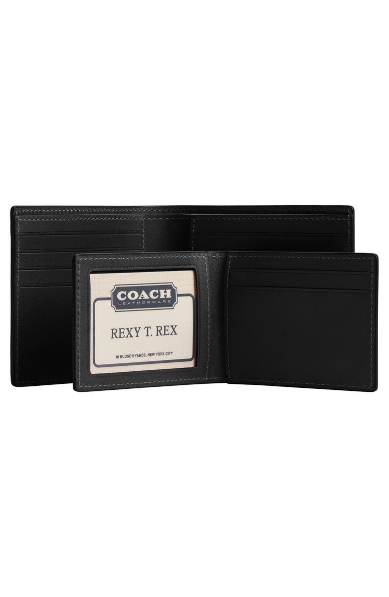 COACH 3-in-1 Leather Bifold Wallet, Alternate, color, Black