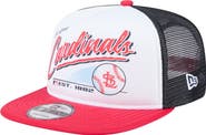 New Era Men's New Era White/Red St. Louis Cardinals Retro Script 9FIFTY Snapback Hat
