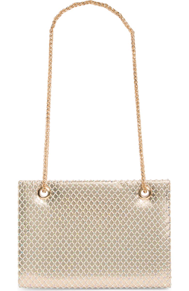 Jessica McClintock Phoenix Chain Clutch, Main, color, Honey