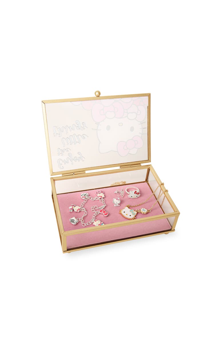 Hello Kitty "Enjoy The Little Things" Glass Box, Alternate, color, Pink