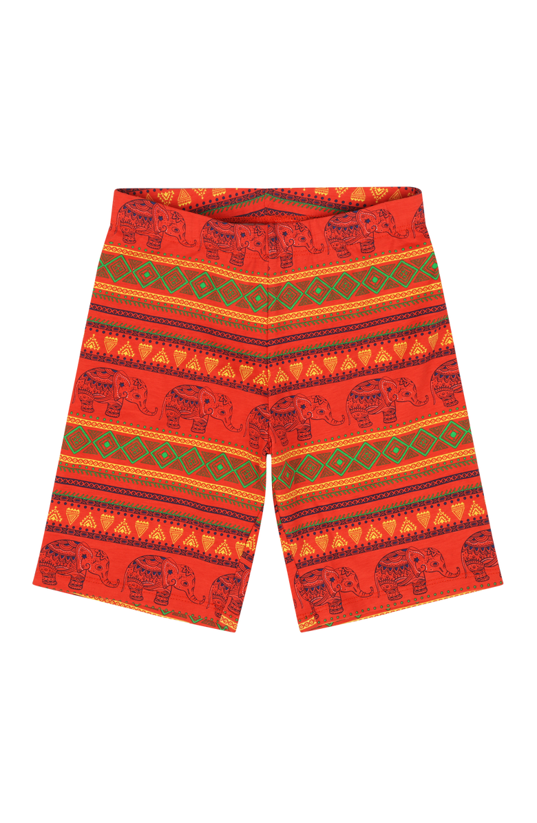 Mixed Up Clothing Girls Burda Tunic & Short Set, Alternate, color, Sodalite Blue/Jacquard Stripe