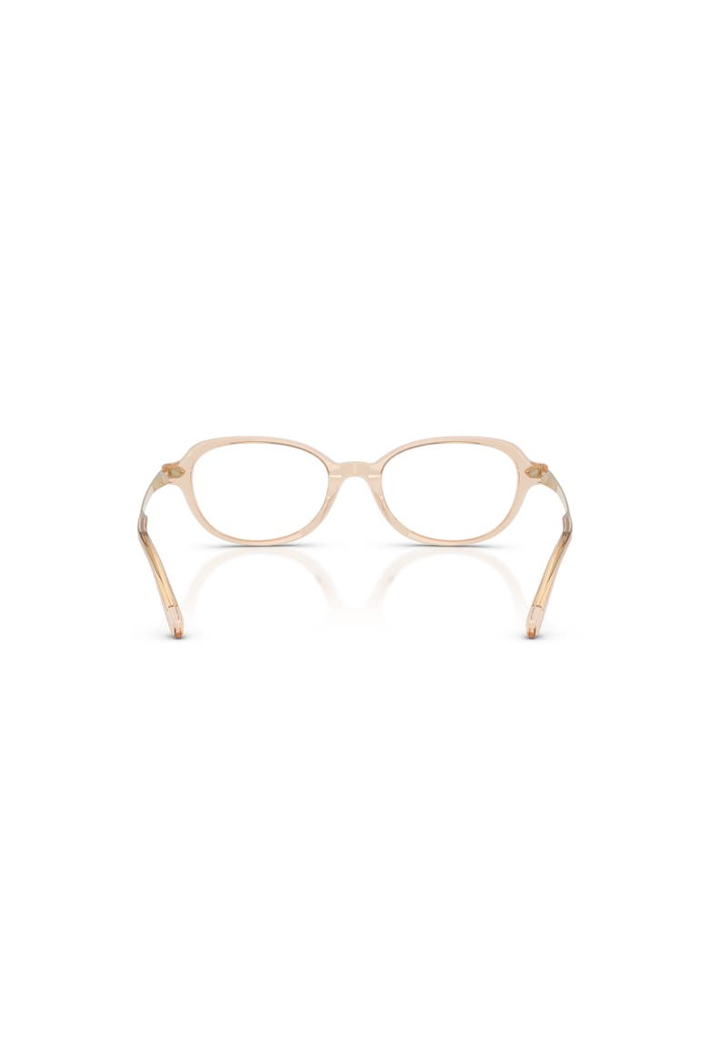 51mm Oval optical glasses, Alternate, color, Brown