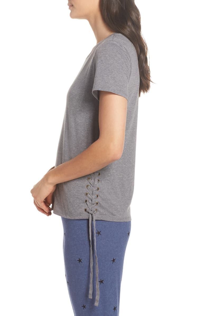 Make + Model Lace-Up Side-Tie Tee, Alternate, color, 