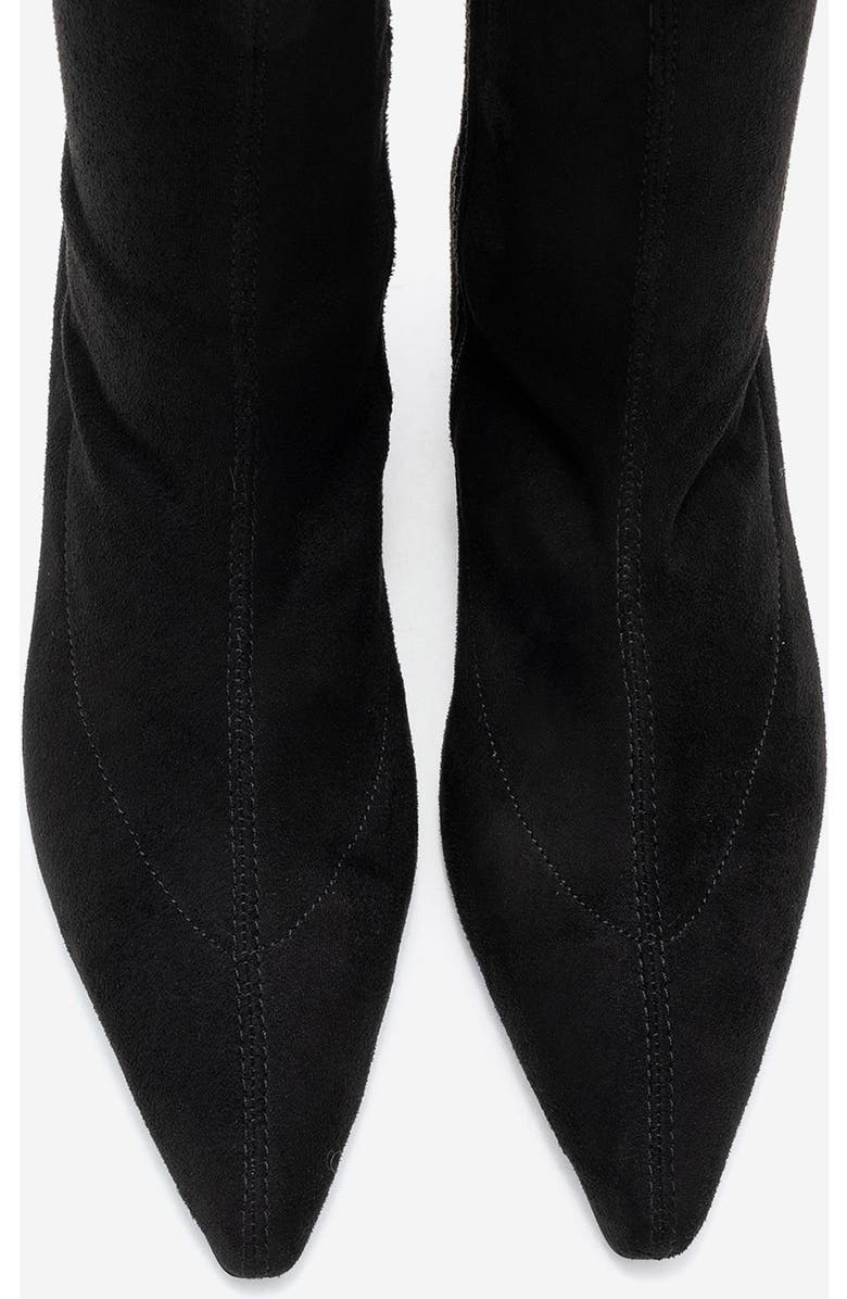 Prologue Shoes Alora Kitten Heel Boot, Alternate, color, Black Suede