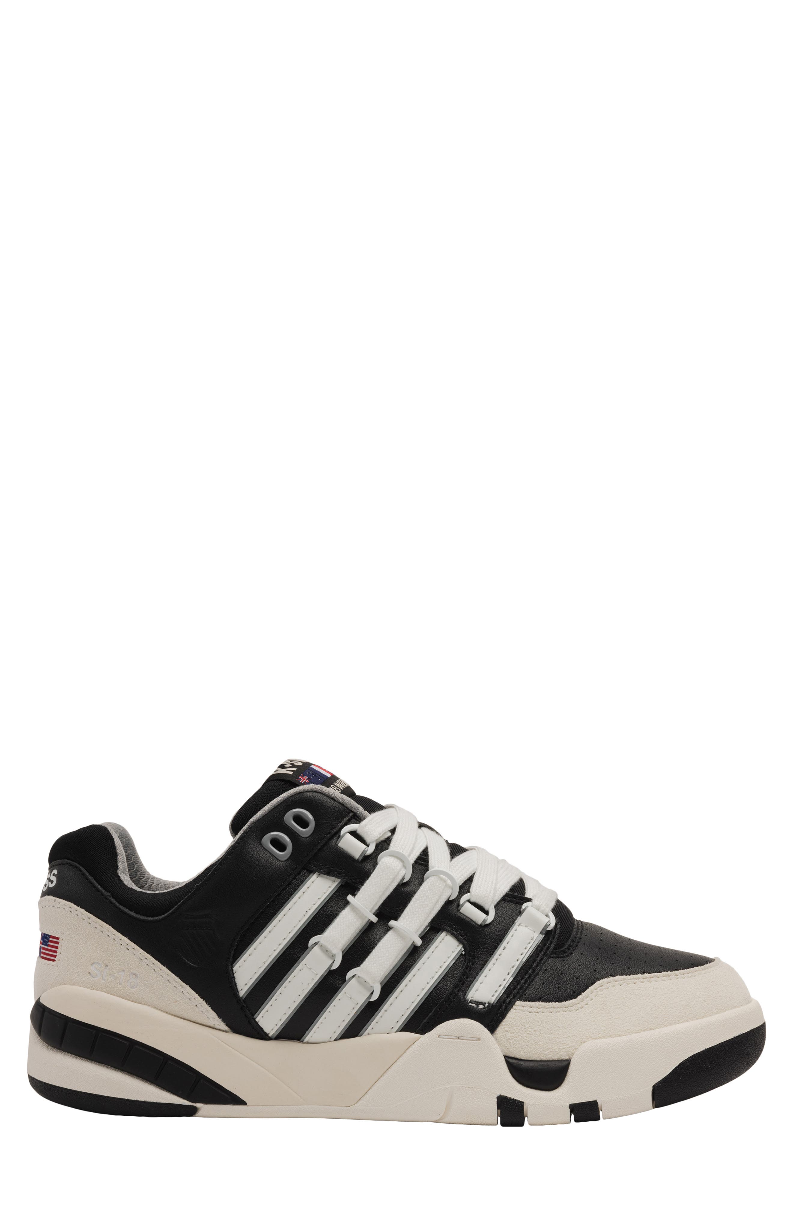 K-Swiss SI-18 International Sneaker, Alternate, color, Black/ Snow White/ Blanc