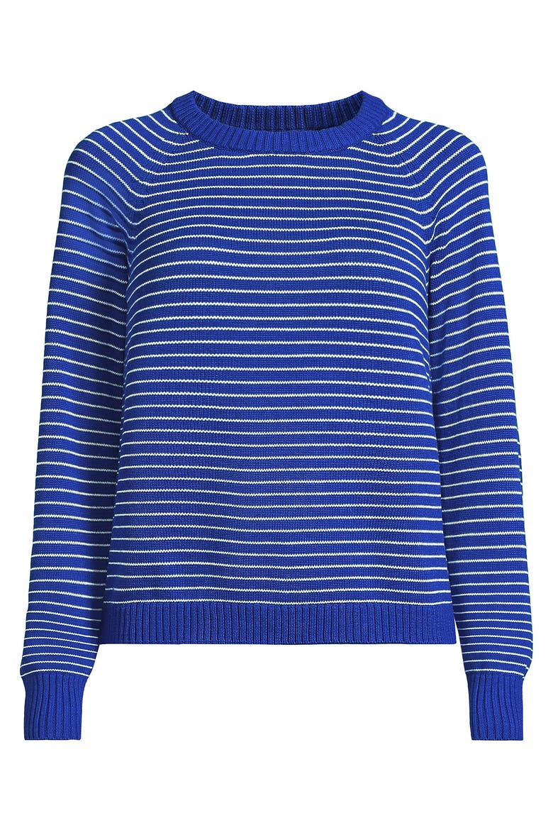 Drifter Jacquard Raglan Crew Neck Sweater, Alternate, color, Puffins/Blue