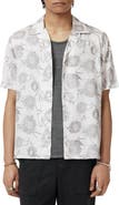 John Varvatos Dan Print Modal Camp Shirt