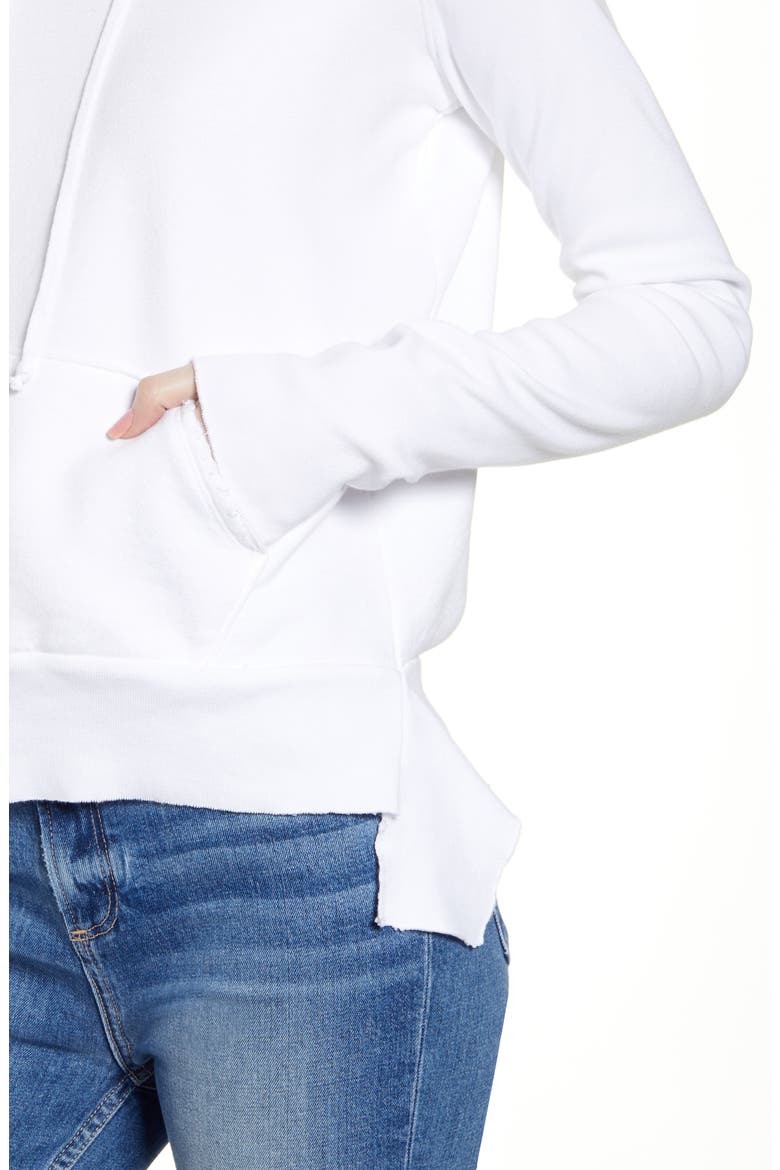 Tee Lab Hoodie, Alternate, color, WHITE