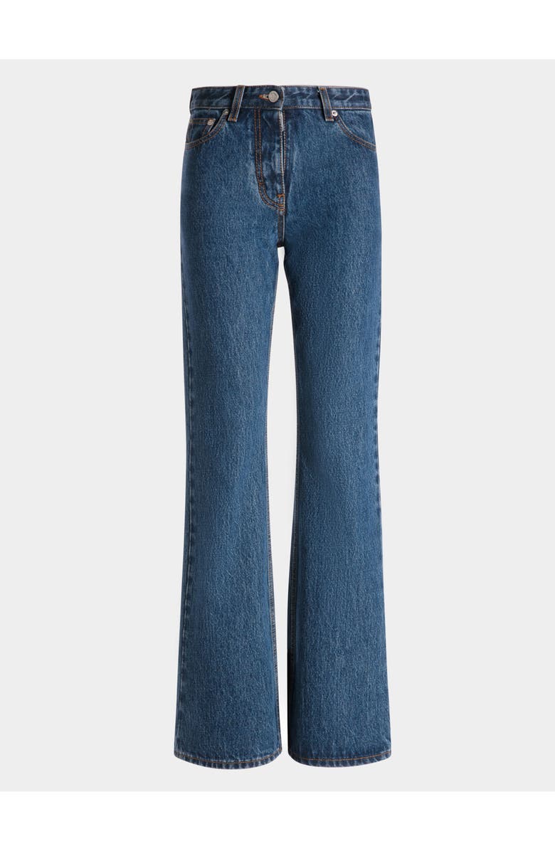 Bally Flared Denim Pants, Main, color, Blue