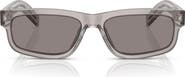 Prada 57mm Rectangular Sunglasses