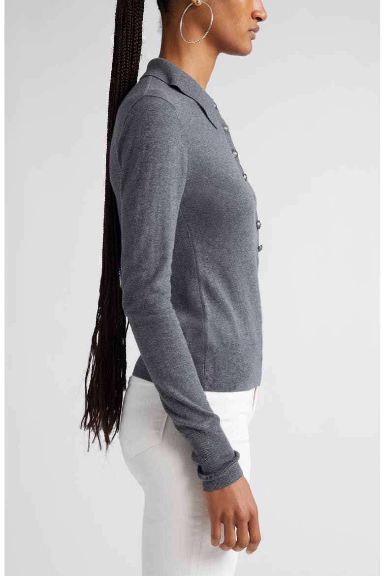 Sterling Collar Sweater, Alternate, color, GREY/GUNMETAL