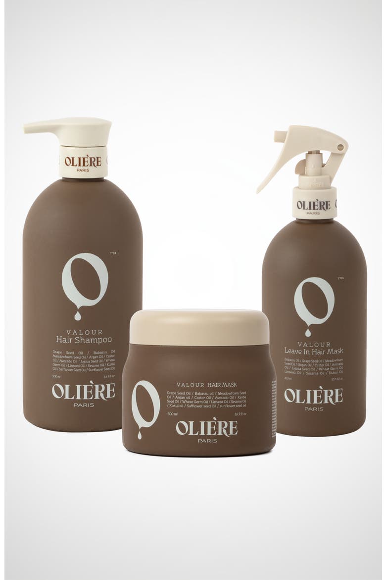 Valour Essential Smoothing Hair Care Trio, Alternate, color, None