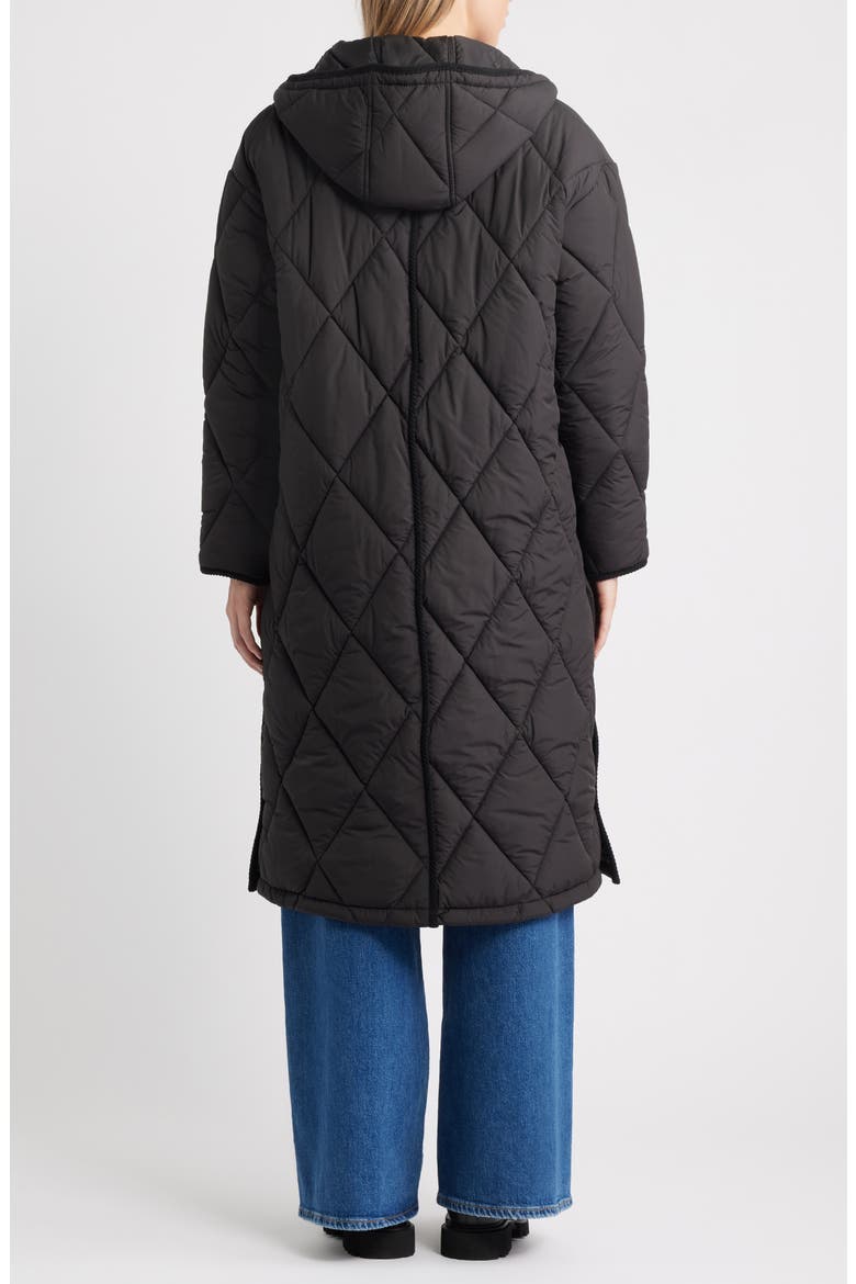 Bren Quilted Puffer Coat, Alternate, color, BLACK