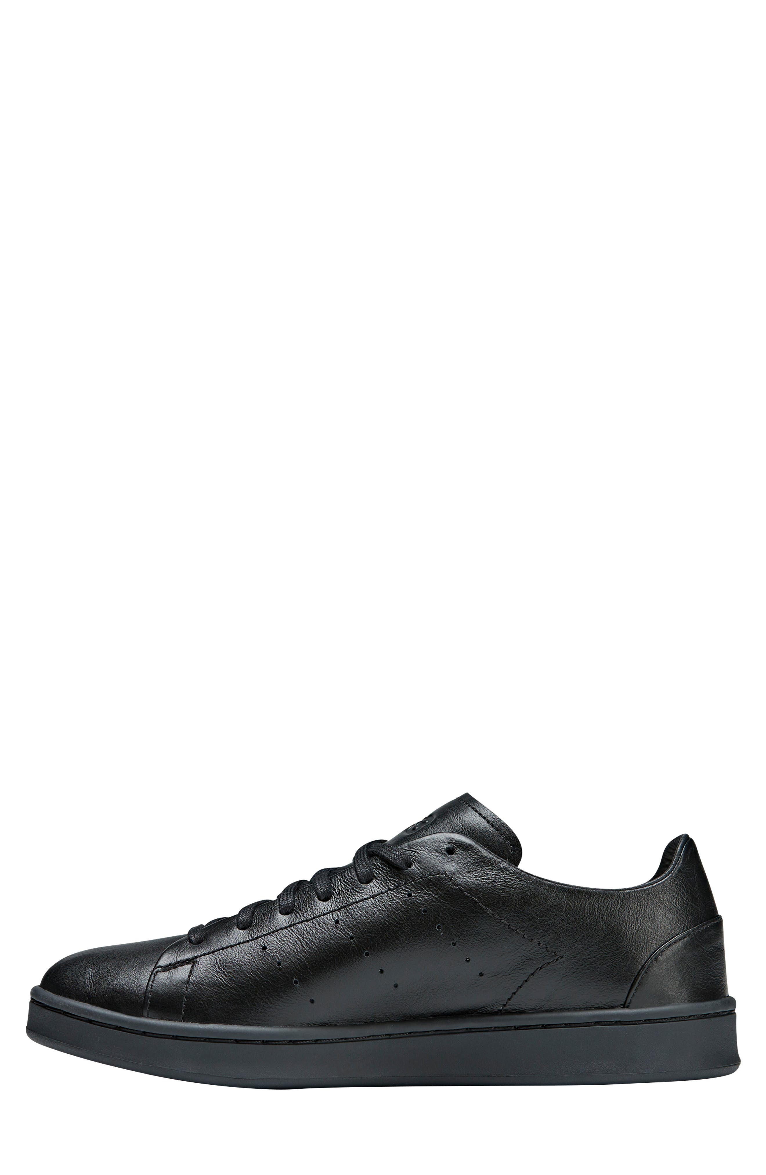 adidas Y-3 Stan Smith Sneaker, Alternate, color, Black/ Black/ Black