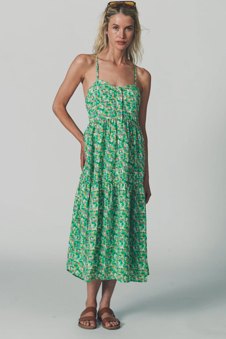 The Leora Dress, Alternate, color, Green/Pink Multi